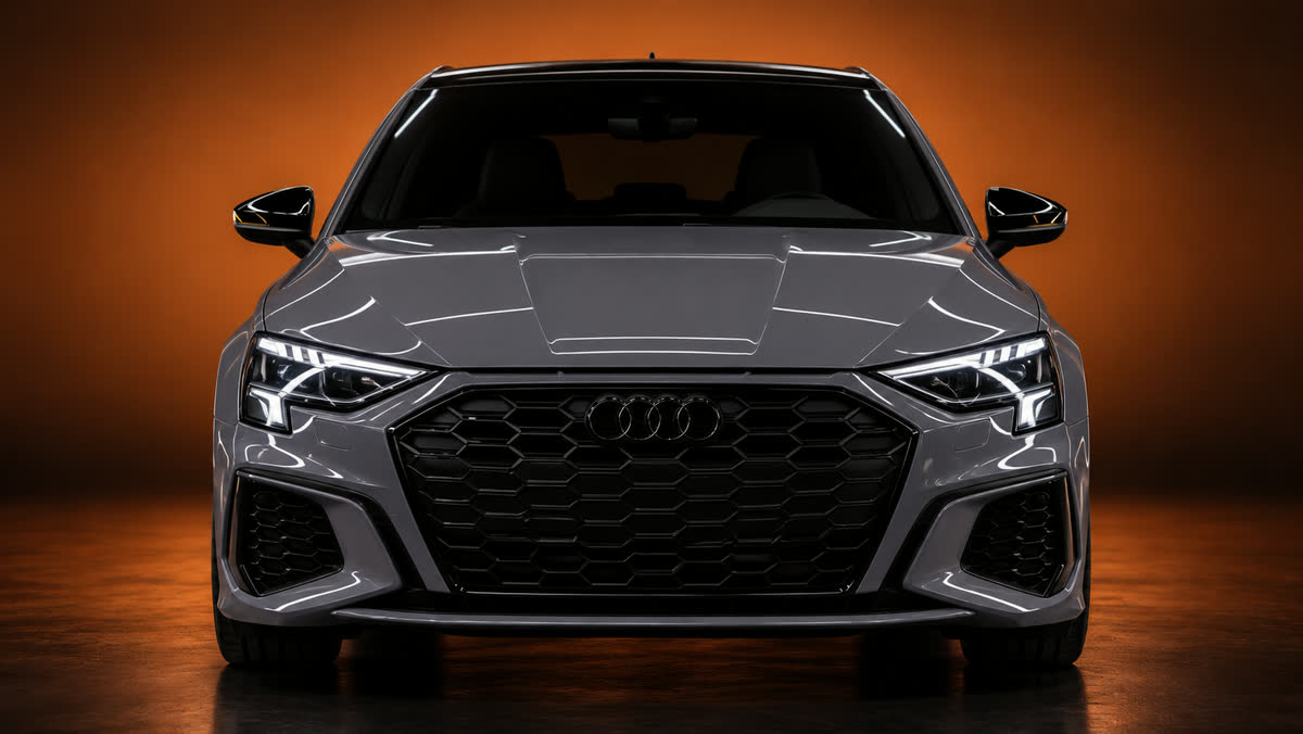 Audi A3 — кадр в стиле студии