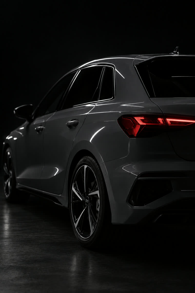 Audi A3 — кадр в стиле студии