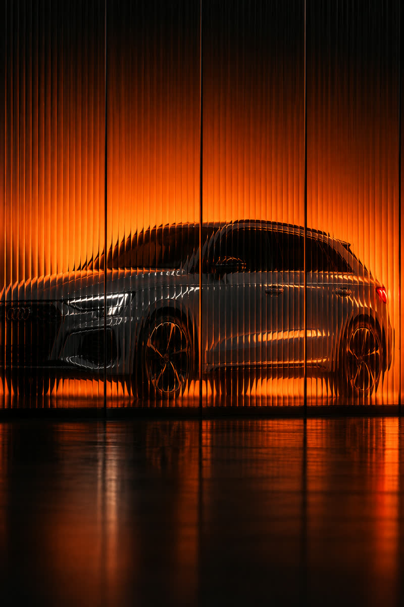 Audi A3 — кадр в стиле студии