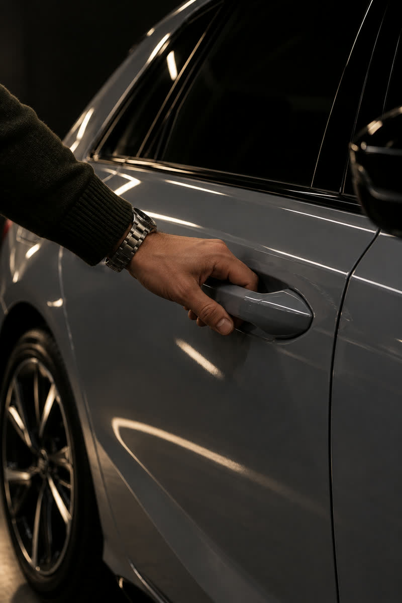 Audi A3 — кадр в стиле студии