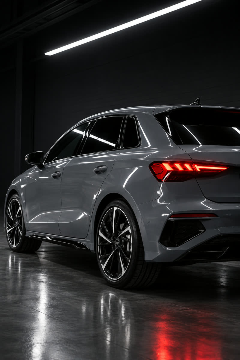 Audi A3 — кадр в стиле студии