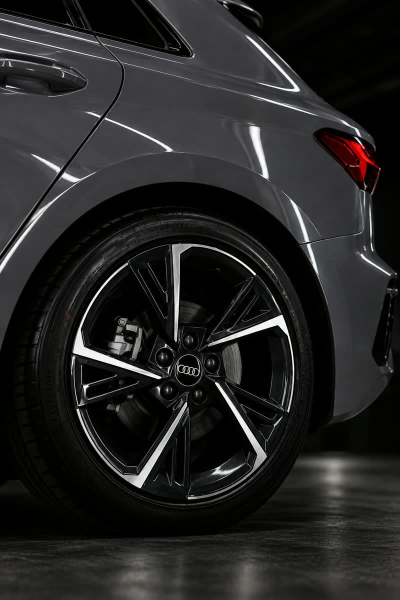 Audi A3 — кадр в стиле студии