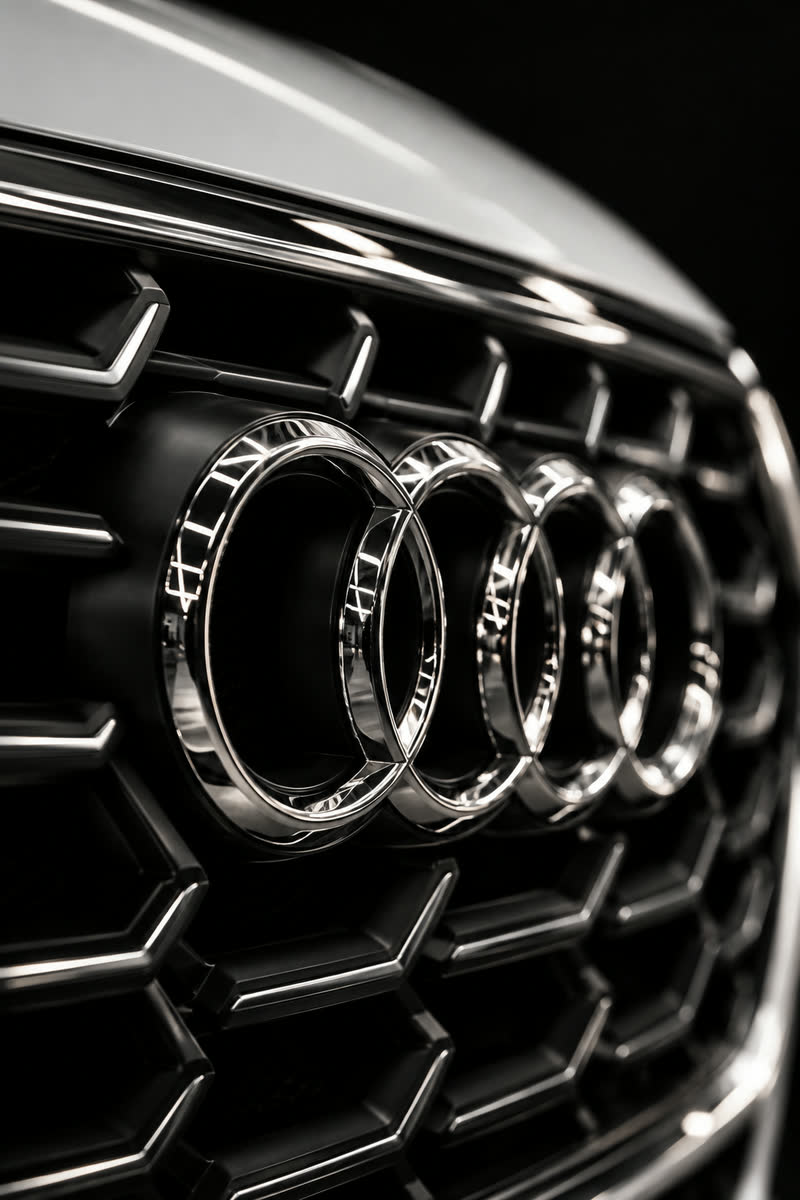 Audi A8 — кадр в стиле студии