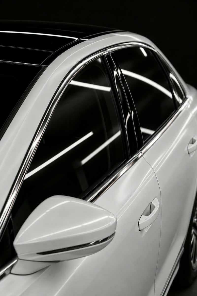 Audi A8 — кадр в стиле студии