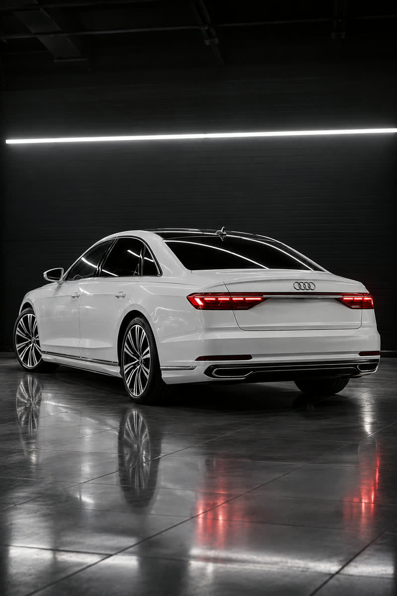 Audi A8 — кадр в стиле студии