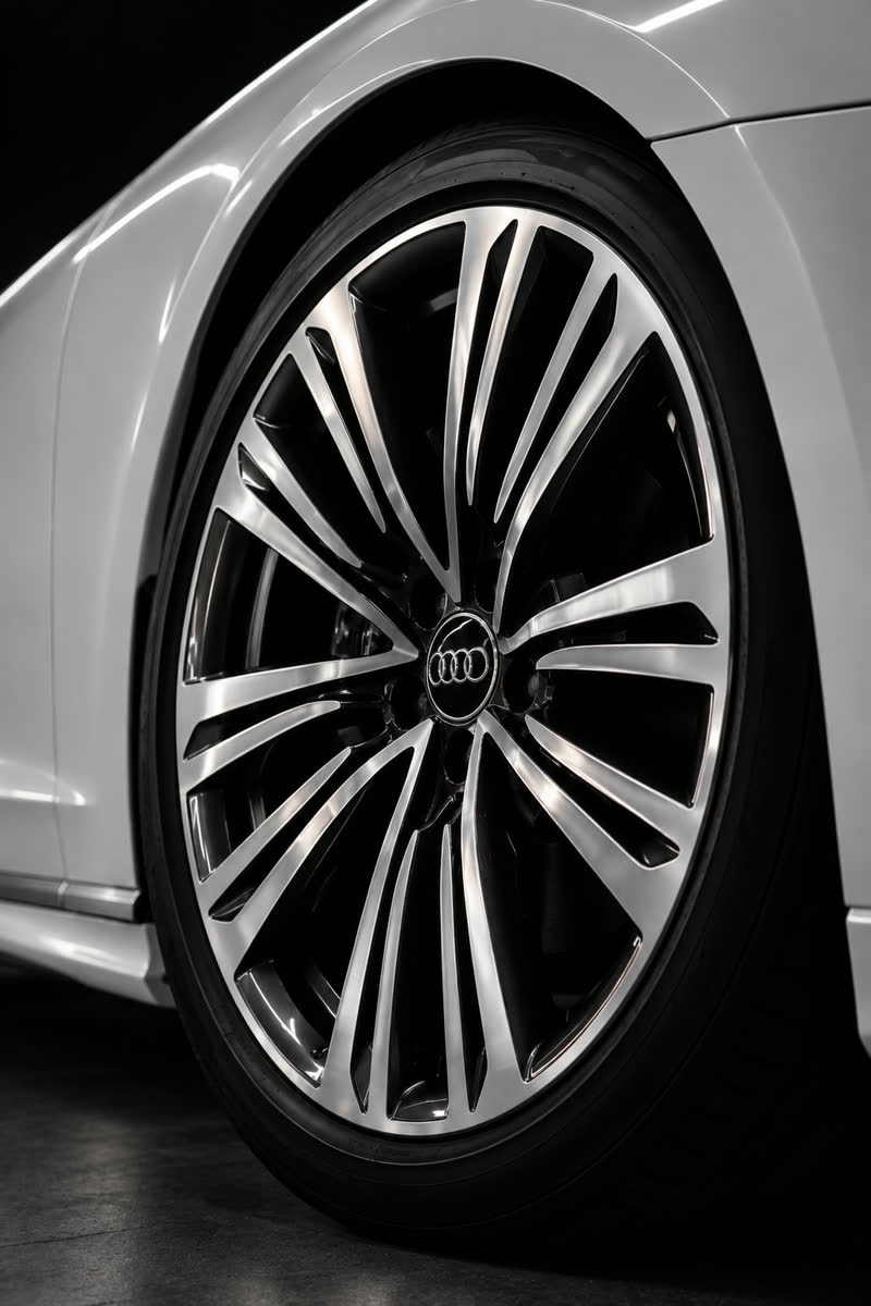 Audi A8 — кадр в стиле студии
