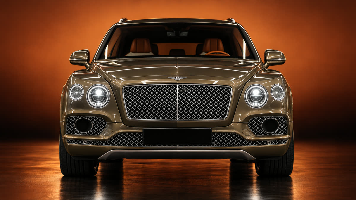 Bentley Bentayga — кадр в стиле студии