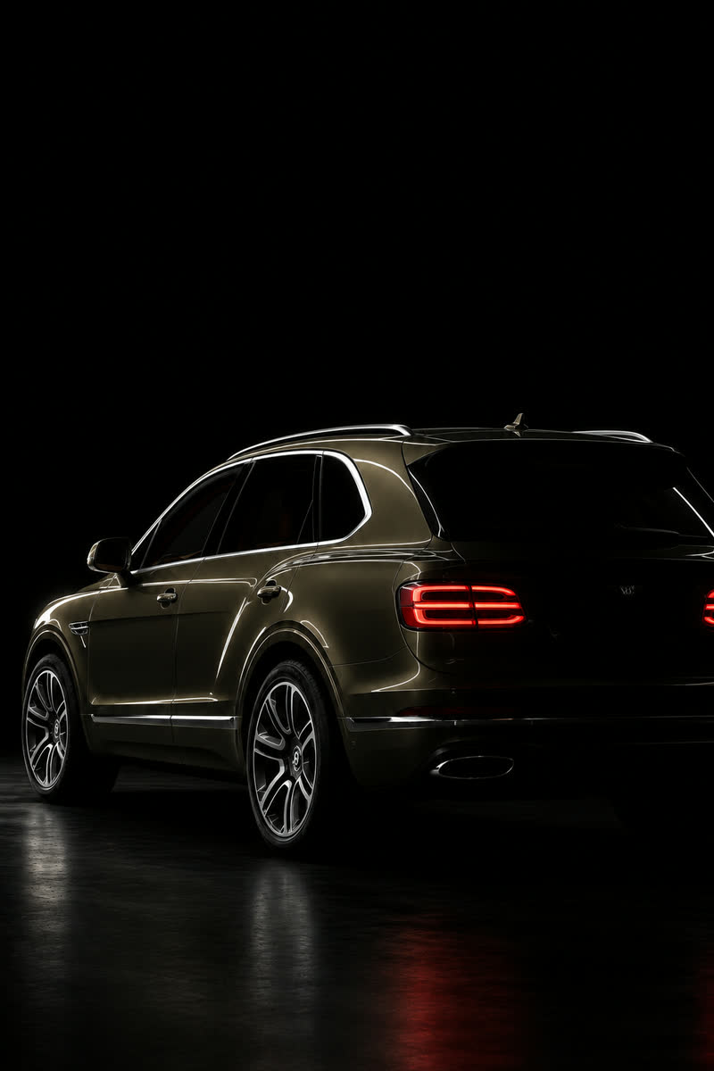 Bentley Bentayga — кадр в стиле студии