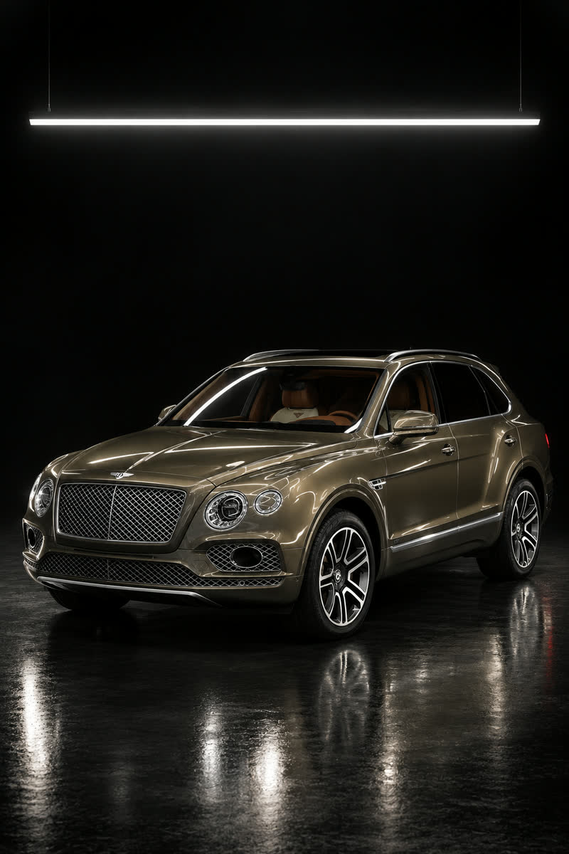 Bentley Bentayga — кадр в стиле студии
