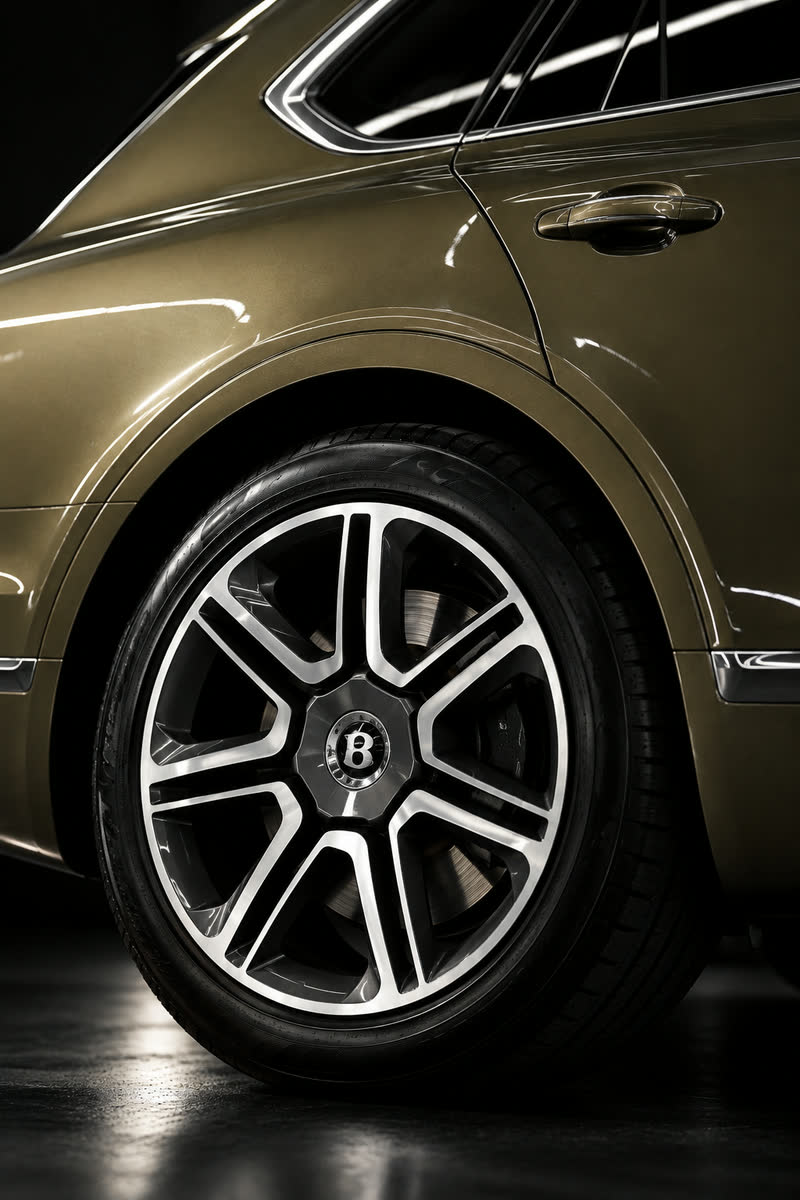 Bentley Bentayga — кадр в стиле студии