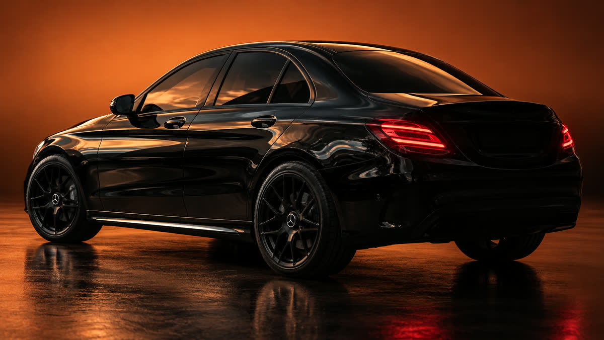 Mercedes-Benz C-класс — кадр в стиле студии