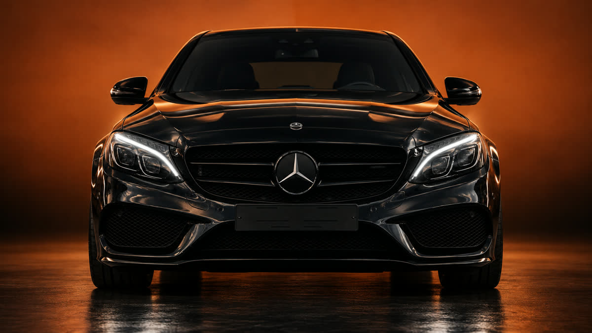 Mercedes-Benz C-класс — кадр в стиле студии