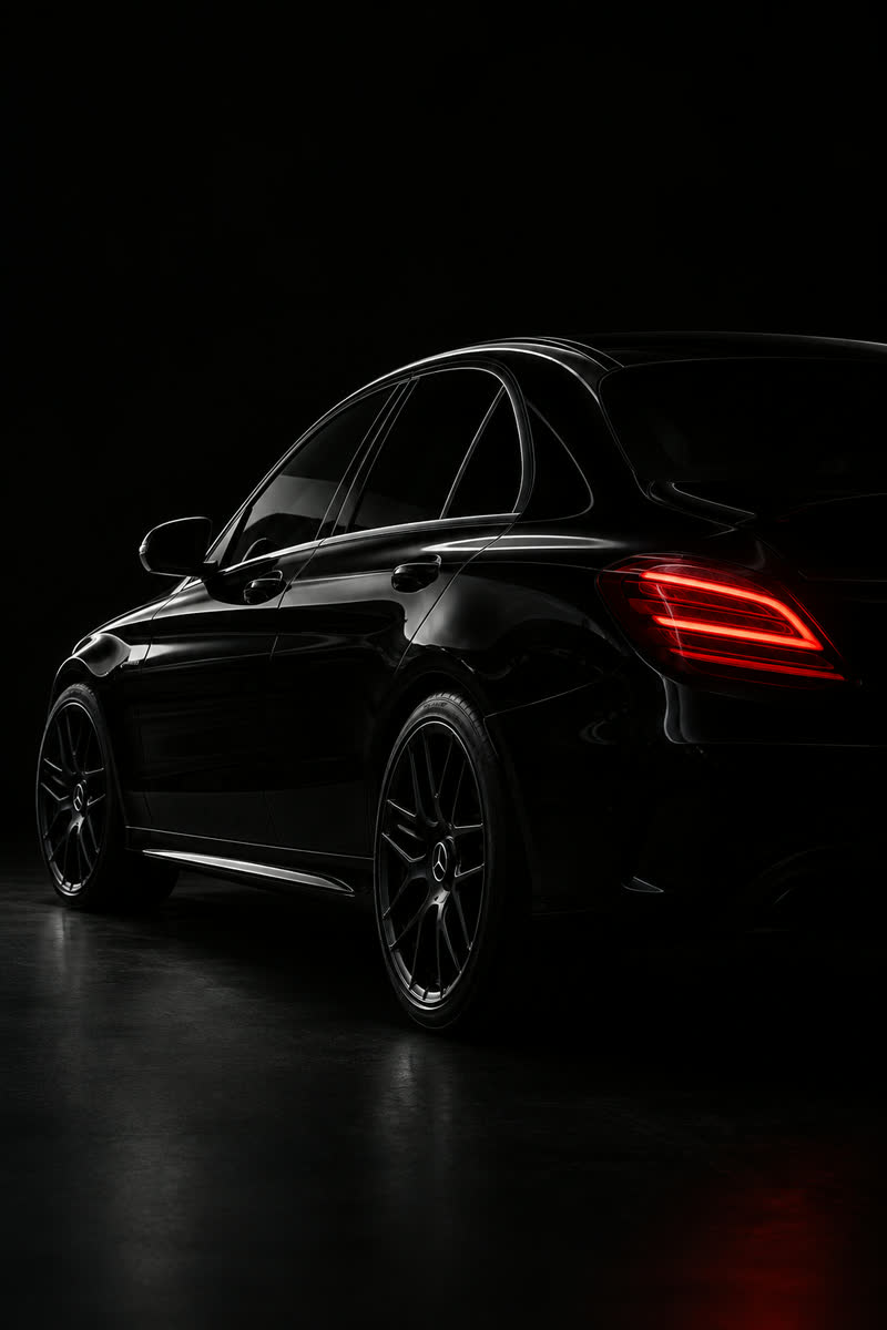 Mercedes-Benz C-класс — кадр в стиле студии
