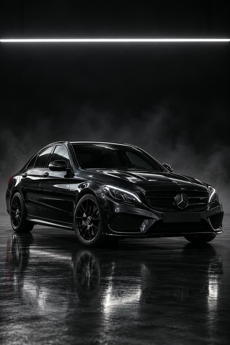 Mercedes-Benz C-класс — кадр в стиле студии