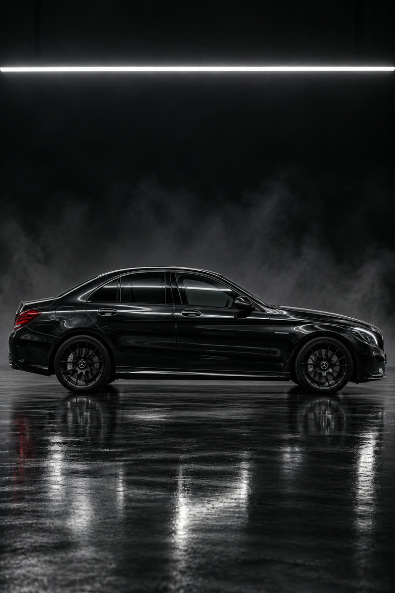 Mercedes-Benz C-класс — кадр в стиле студии