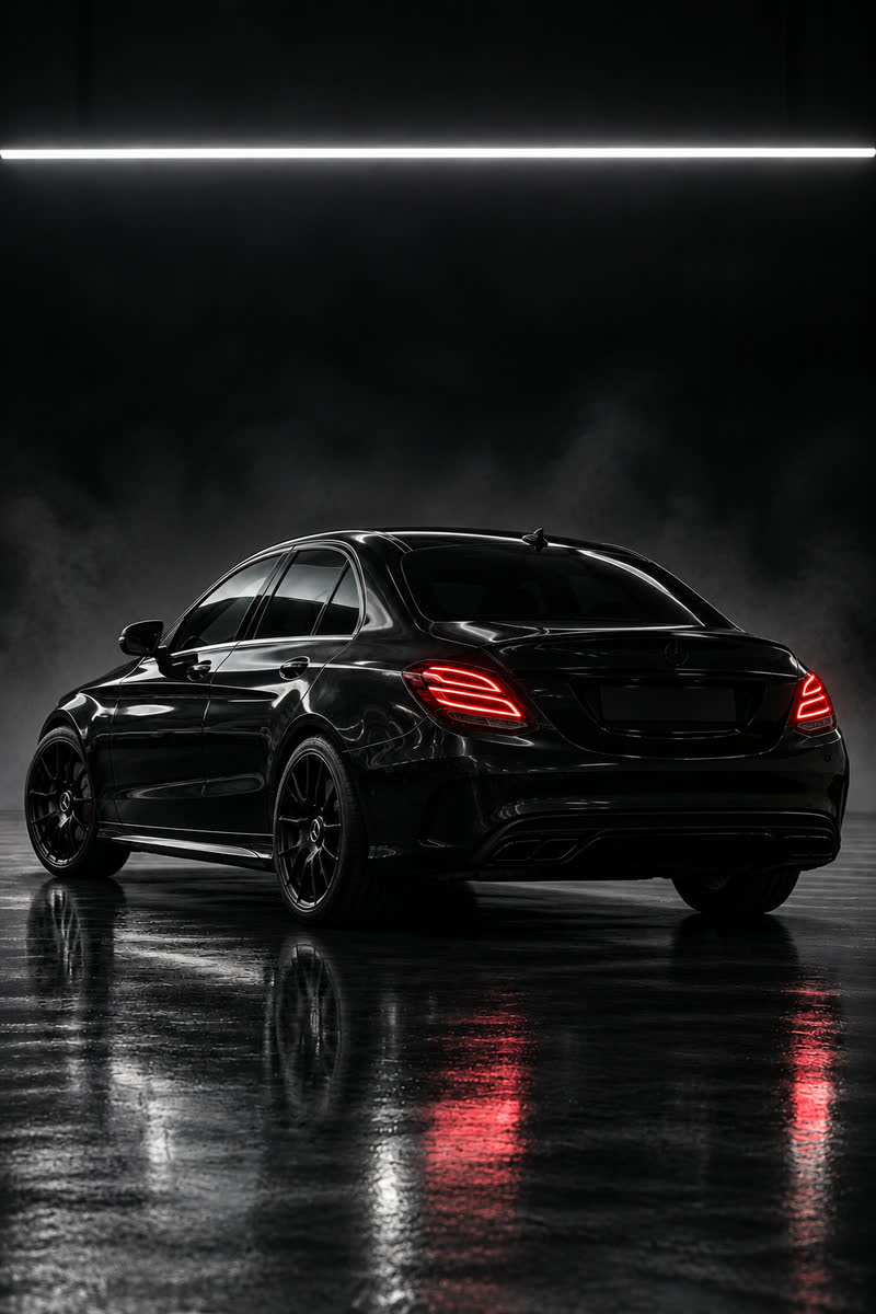 Mercedes-Benz C-класс — кадр в стиле студии