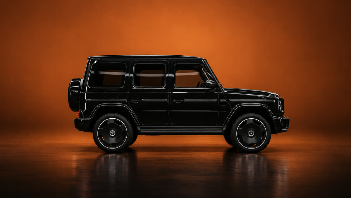 Mercedes-Benz G-класс — кадр в стиле студии