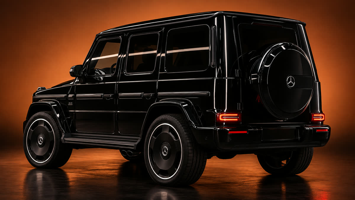 Mercedes-Benz G-класс — кадр в стиле студии