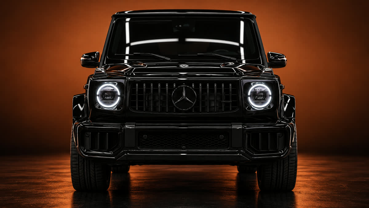 Mercedes-Benz G-класс — кадр в стиле студии