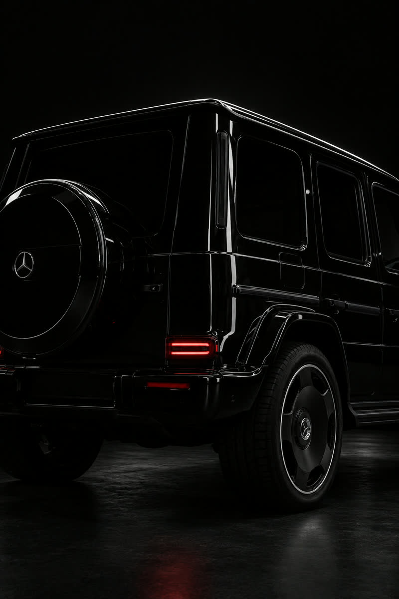 Mercedes-Benz G-класс — кадр в стиле студии