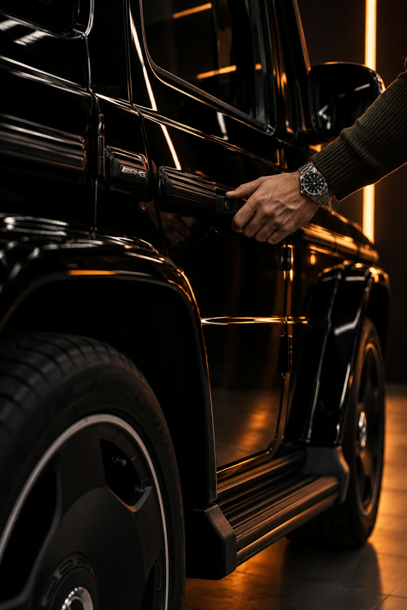 Mercedes-Benz G-класс — кадр в стиле студии