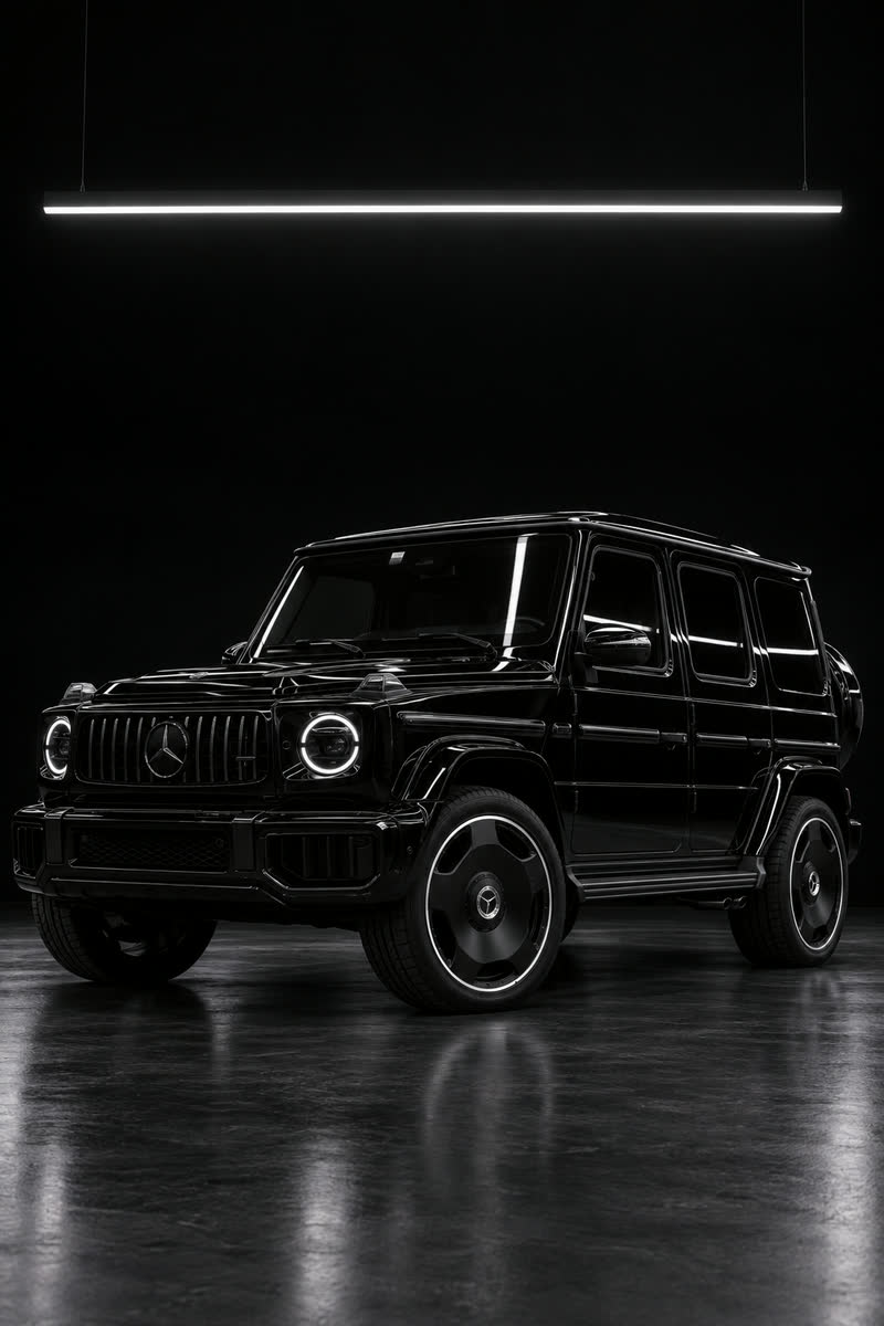Mercedes-Benz G-класс — кадр в стиле студии