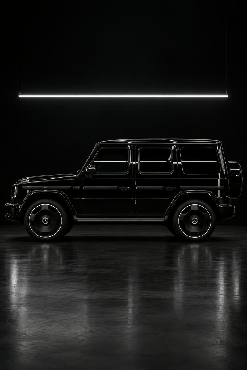 Mercedes-Benz G-класс — кадр в стиле студии