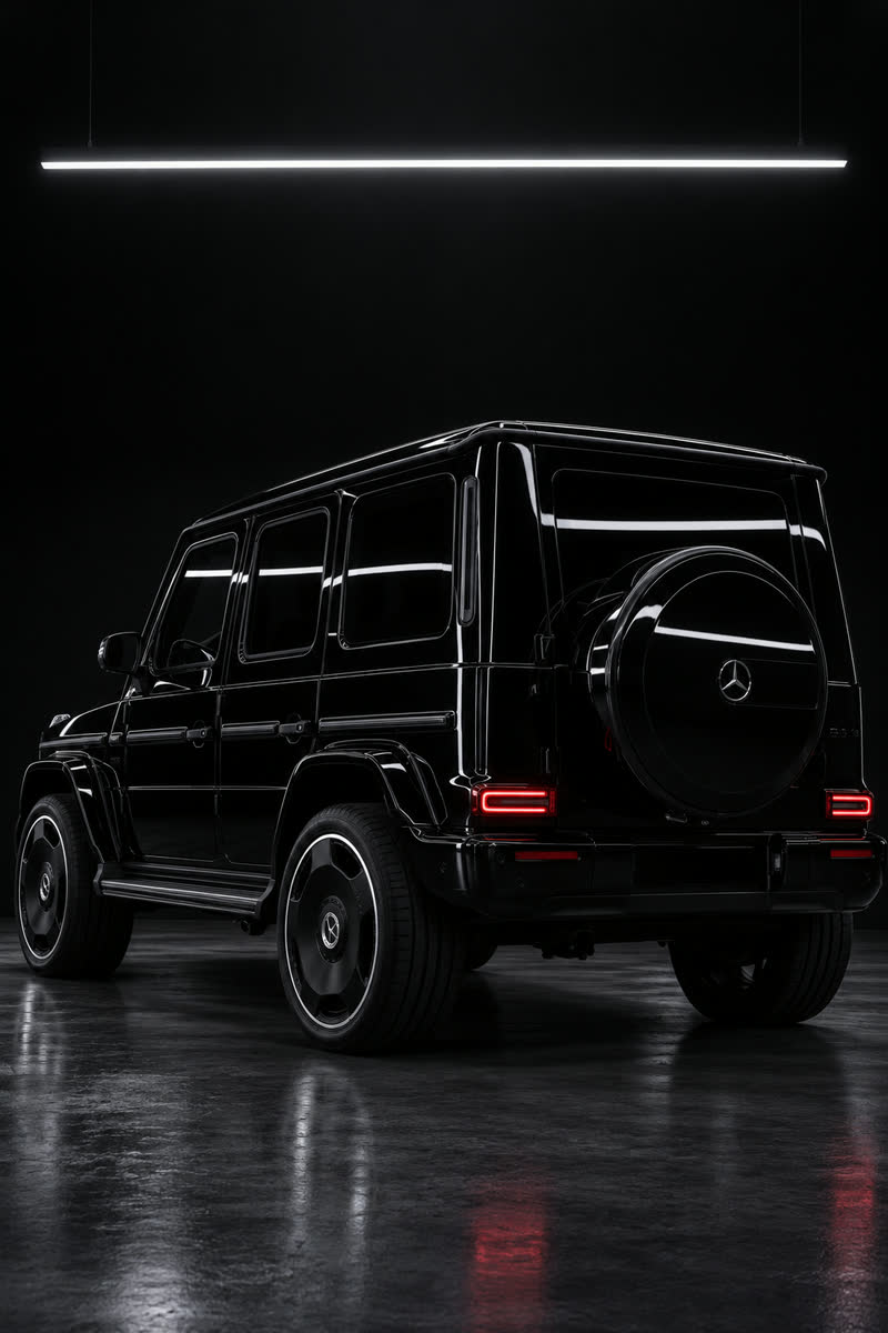 Mercedes-Benz G-класс — кадр в стиле студии