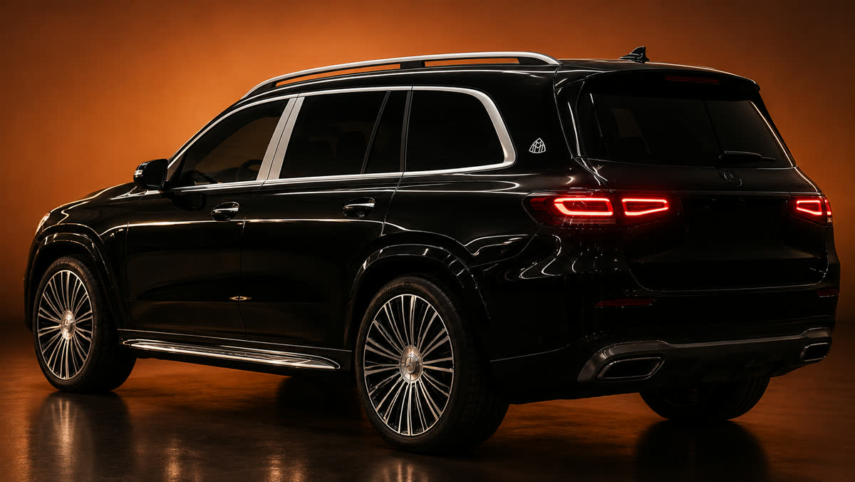 Mercedes-Maybach GLS — кадр в стиле студии