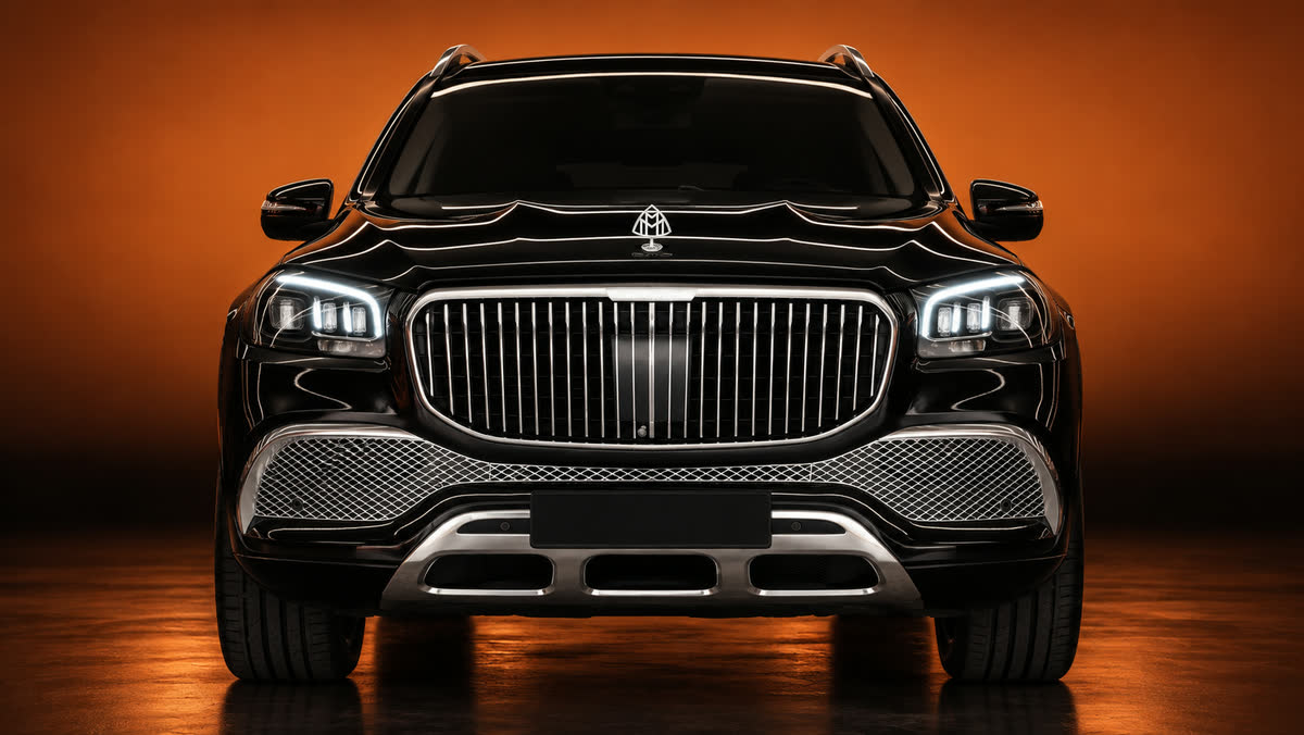 Mercedes-Maybach GLS — кадр в стиле студии