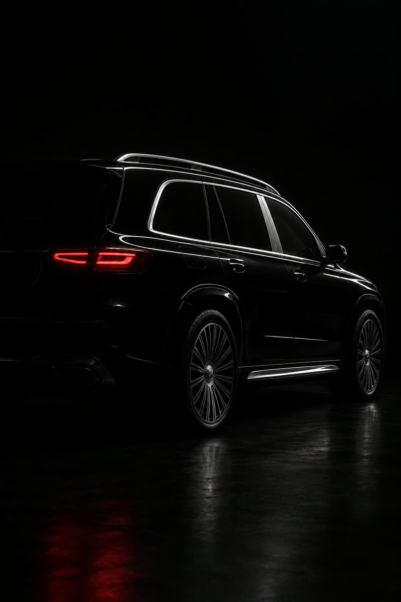 Mercedes-Maybach GLS — кадр в стиле студии