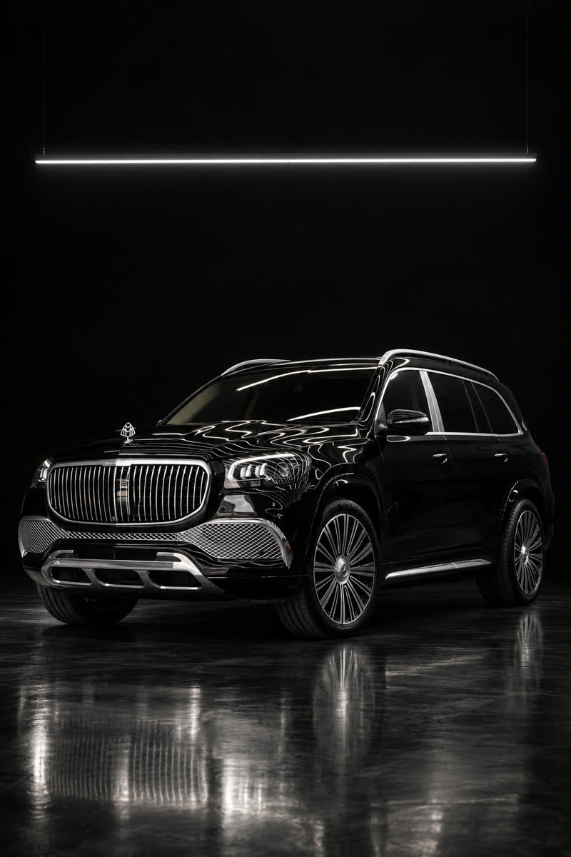 Mercedes-Maybach GLS — кадр в стиле студии