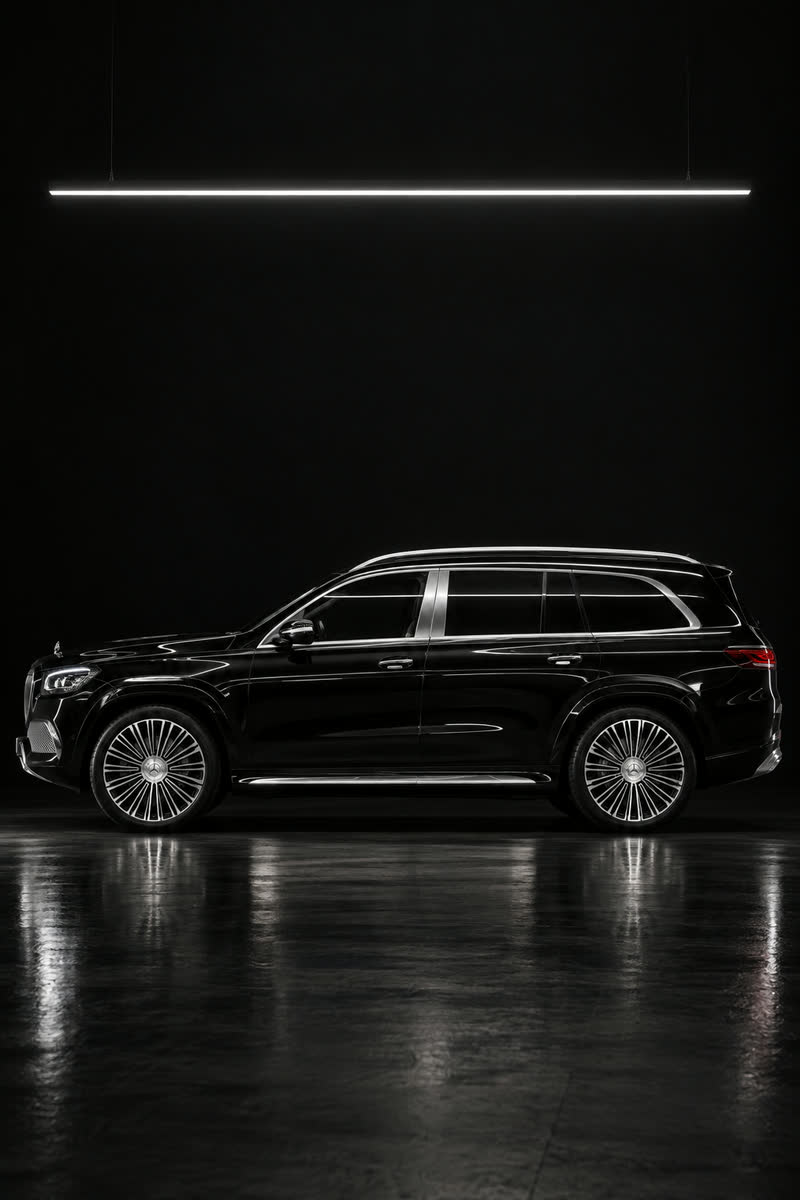 Mercedes-Maybach GLS — кадр в стиле студии