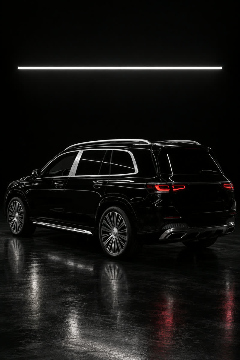Mercedes-Maybach GLS — кадр в стиле студии