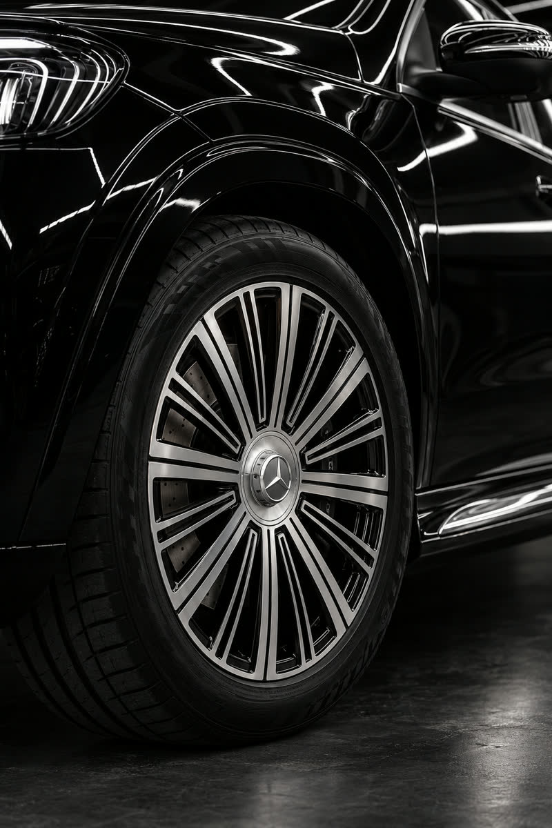 Mercedes-Maybach GLS — кадр в стиле студии