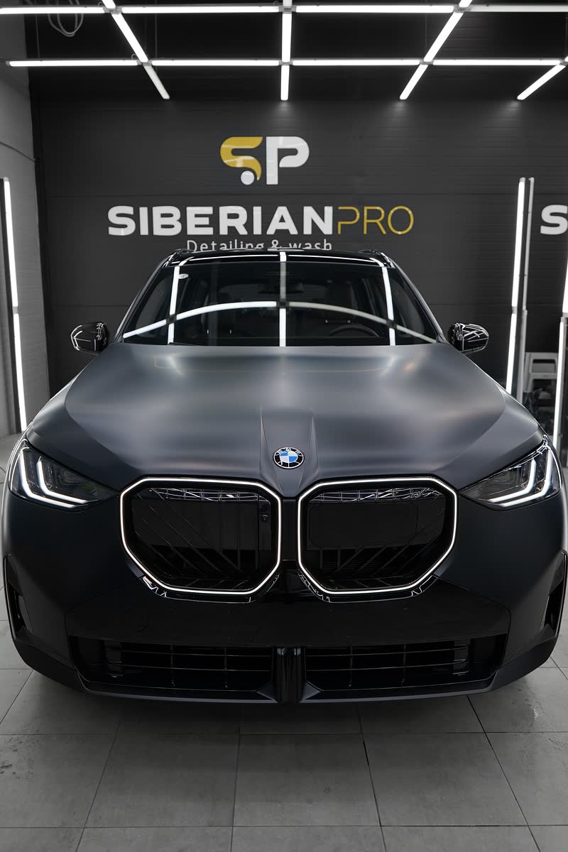 Матовый BMW X3 в студии Siberianpro